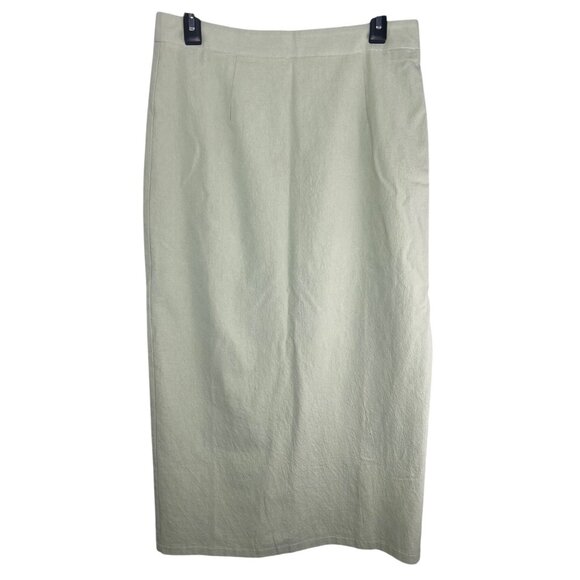 Anthropologie 4Th & Reckless Cheyanne Skirt Textured Midi Pencil Style Large - Picture 1 of 12